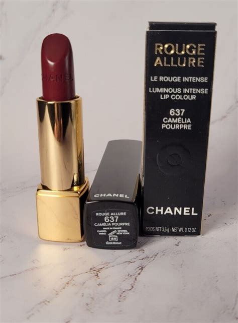 Chanel Camelia Pourpre (637) Rouge Allure Luminous Intense